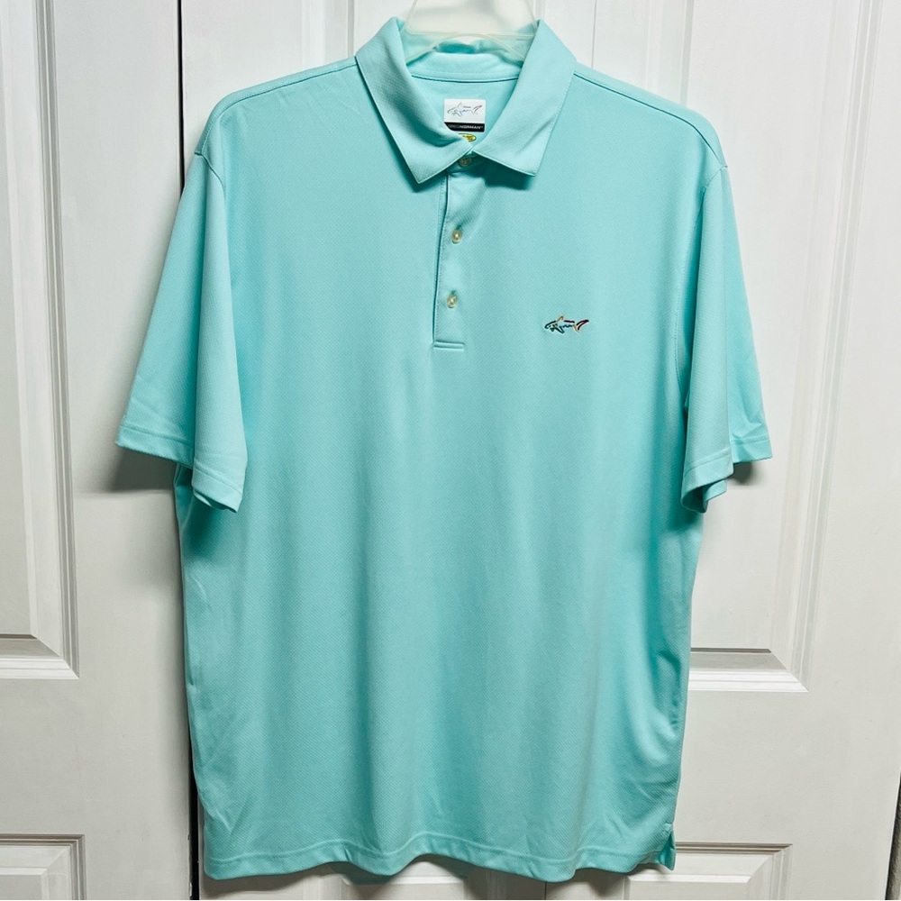 Greg Norman Collection Mint Micro Fiber Golf Polo Shirt Size XL